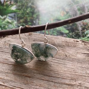 Moss Agate Drops