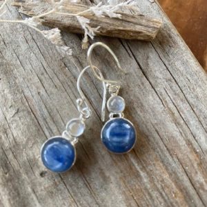 Paraiba Kyanite with moonstone