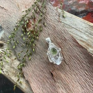 Herkimer Diamond & Moldavite