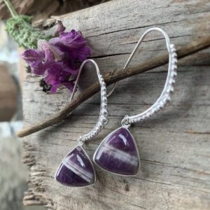 Chevron Amethyst extra large Hook